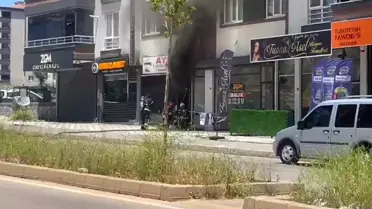 Gaziantep'te Marangoz Dükkanında Yangın Çıktı
