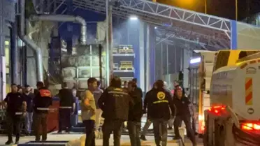 Düzce'de Fabrikada Yangın