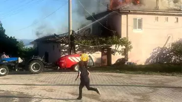 Eğirdir'de Yangın: Ahşap Ev Kül Oldu