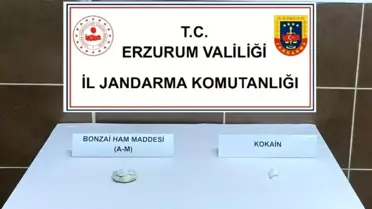 Erzurum'da Uyuşturucu Operasyonu: 46,81 Gram Kimyasal Madde Ele Geçirildi
