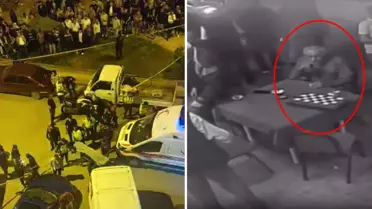 Kahvehanede husumetlisine kurşun yağdırdı! Bir kişi cinayete sırtını dönüp çay içti