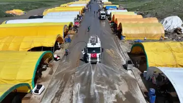 Keçiören'de Kurban Satış Alanında Hijyen ve Güvenlik Önlemleri Artırıldı