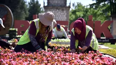 Bilecik'in Güzelleşmesine Kadın Elinden Destek