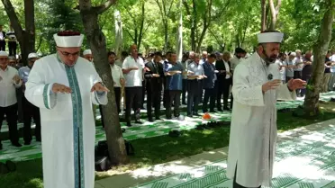 Konya'da Tarihi Namazgah'ta Yağmur Duası Yapıldı