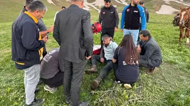Yüksekova'da Bayılan Genç İçin Kurtarma Operasyonu