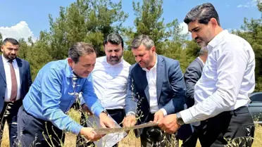 AK Parti heyeti'nden TCDD gar sahasının taşınacağı Kızılcaören bölgesinde inceleme