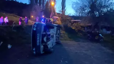 İskilip'te Otomobil Kazası: 1 Yaralı
