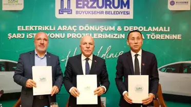 Erzurum'da Elektrikli Araç Dönüşümü ve Şarj İstasyonları Kuruluyor
