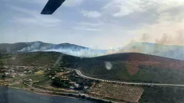 Urla'da Yangın Mücadelesi