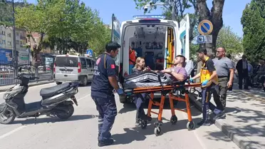 Amasya'da Motosiklet Kazası