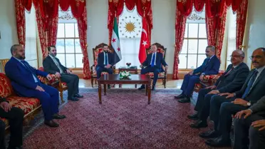 Erdoğan ve Suriye Cumhurbaşkanı Şara İstanbul'da Görüştü