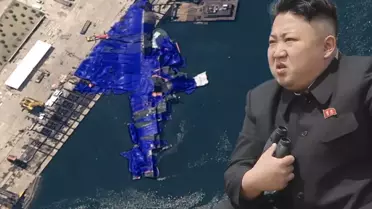 5 bin tonluk savaş gemisi Kim'in gözleri önünde düştü
