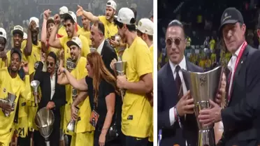 Nusret bir kez daha Fenerbahçe'nin kupa töreninde