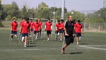 Ampute Futbol Takımı A Milli Hedefli Çalışmalara Devam Ediyor