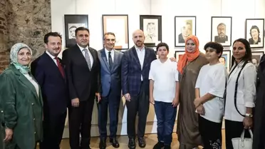 '253 Şehit 253 Portre' sergisi Dolmabahçe Sanat Galerisi'nde açıldı