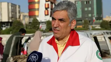 AA'ya konuşan İran Kızılayı Sözcüsü: 'İsrail saldırılarında toplam can kaybı sayısını Adli Tıp açıklayacak'