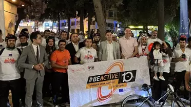 AB Maslahatgüzarı Vilcinskas, Şanlıurfa'da Bisiklet Turu'na Katıldı