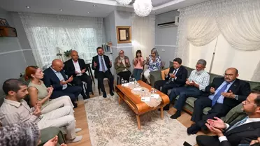 Adalet Bakanı Tunç'tan Şehit Astsubay Deniz Göçkün'ün ailesini ziyaretine ilişkin paylaşım