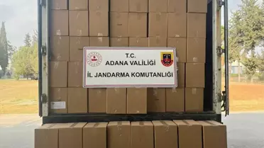 Adana'da 4.65 Milyon Kaçak Makaron Ele Ge geçirildi