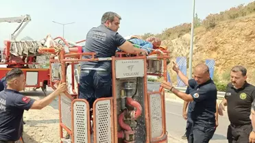 Kozan'da Elektrik Akımına Kapılan Boyacı Yaralandı
