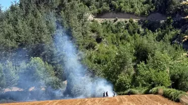 Kozan'da Orman Yangınına Müdahale