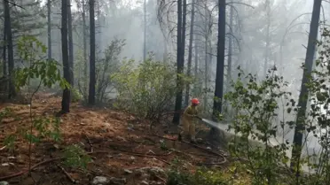 Pozantı'da Orman Yangınına Müdahale