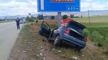 Afyonkarahisar'da Kaza: Bir Ölü, Bir Yaralı