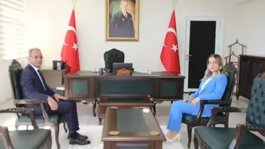Başkan Çakar'dan Kaymakam Yılmaz'a Ziyaret