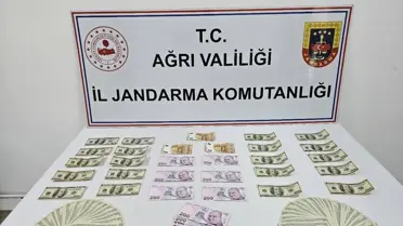 Ağrı'da Sahte Para İle Yakalanan Şüpheli Gözaltında