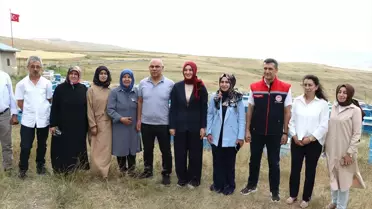 Ağrı'da Geven Balı Hasadı