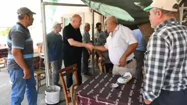 Gider, Yangın Mağdurlarını Ziyaret Etti
