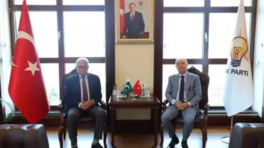 Efkan Ala, Pakistan Büyükelçisi ile Görüştü
