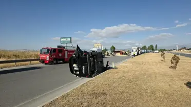 Merzifon'da Trafik Kazası: 1 Ölü, 4 Yaralı