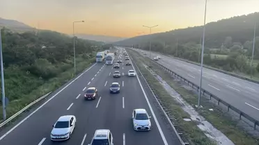Anadolu Otoyolu'nda Bayram Yoğunluğu
