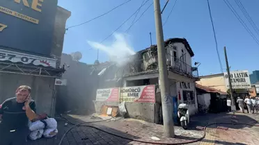 Muratpaşa'da Ev Yangını