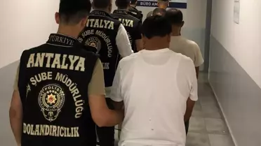 Antalya'da Dolandırıcılara Operasyon
