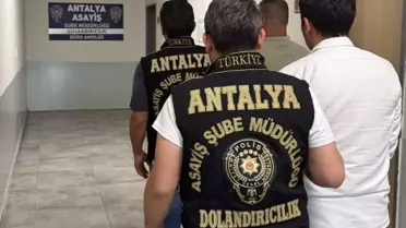 Antalya'da Dolandırıcılara Operasyon