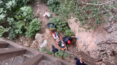 Falezlerden Düşen Kişi Kurtarıldı