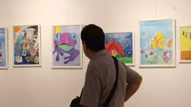 Minik Fırçalar Sanatseverlerle Buluştu