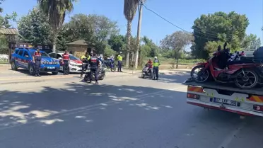 Antalya'da Motosiklet Denetimi: Yüksek Ceza