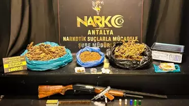 Antalya'da Narkotik Operasyonları: 32 Gözaltı