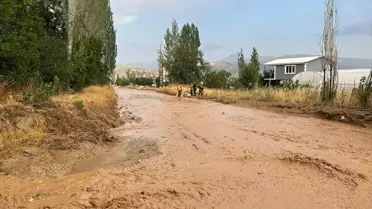 Elmalı'da Hortum, Dolu ve Sel Zarara Yol Açtı