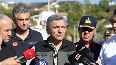 Alanya'da Orman Yangını: 57 Konut Tahliye Edildi