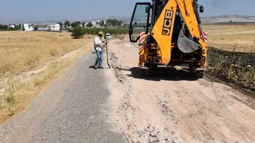 Gaziantep'te Kırsal Mahallelerde Yol Çalışmaları