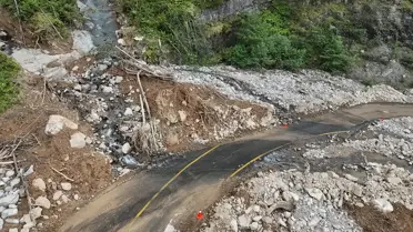 Borçka-Camili Yolu Yeniden Ulaşıma Açıldı
