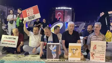 Aydın'da İsrail'e Protesto Eylemi