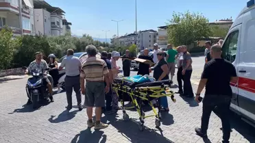 Nazilli'de Kadın Kartonla Güneşten Korundu