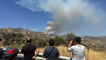 Aydın'da Yangın: Ziraat Alanından Ormana Sıçradı