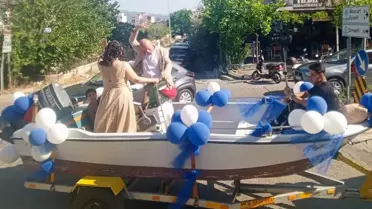 Nazilli'de Renkli Sünnet Düğünü Konvoyu