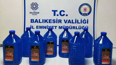 Ayvalık'ta Kaçak Alkol Operasyonu